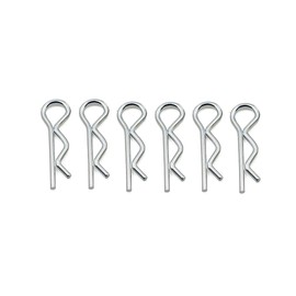8pcs Clips Pins Steel R Type Spring Cotter Pin Wave Shape Split Clip Clamp Hair Tractor Pin for Car
