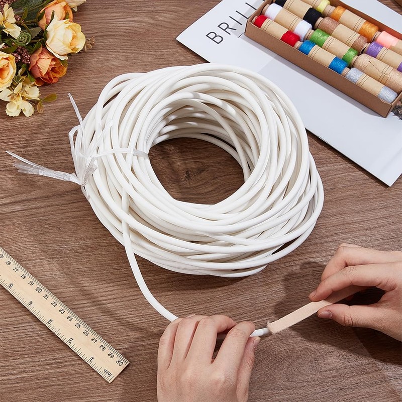 BENECREAT - Cordón de PVC de 32.81 yardas, cordón de