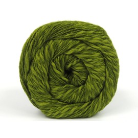 Lot of 4 x 100gr Skeins Ice Yarns Linen VISCOT (30% Linen 34% Cotton) Yarn Olive Green