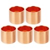 PATIKIL 5pcs 3/4" Copper Tube End Caps Copper Plumbing Connection