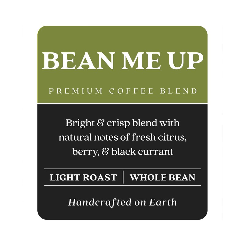 Copper Moon Light Roast Whole Bean Coffee, Bean me Up,