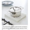 Yamazaki Industries 3835 Folding Drainer Tray, White, Approx. W 15.9