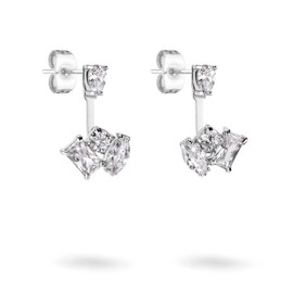 Tamaris Hoop earrings TJ-0398, Stainless Steel, Cubic Zirconia