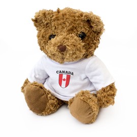 NEW - CANADA Flag - Teddy Bear - Cute And Cuddly - Gift Present Birthday Xmas