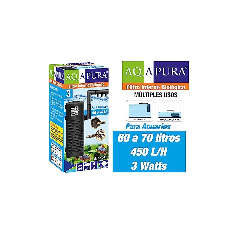 AQAPURA 5075 Filtro Interno 450 L/H