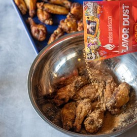Melissa Cookston Flavor Dust Sampler 5 pk | Chicken Wing Coating & Wing Dust for BBQ and Cooking | Award Winning & Competition Style Barbecue Dry Rub