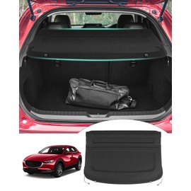 Powerty Cargo Cover for 2020-2025 Mazda CX-30 CX30 Retractable Trunk Cover Trunk Shielding Shade for CX30 Accessories Cargo Luggage Cover No Gap(Can Withstand The Load)