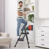 ANTONIA 2-Step Ladder Outside Heavy Duty Folding Stool with Wide