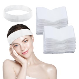 KOICDO 40 PCS Disposable Headbands for Spa with Closure