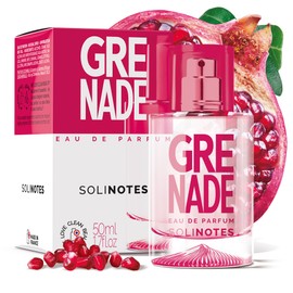 Solinotes Pomegranate Perfume for Women & Men, 1.7 Fl Oz/ 50 ML Eau De Parfum, Delicate Floral and Soothing Scent with Premium Ingredients - Clean Perfume, Cruelty Free, Vegan, Made in France