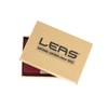 Leather Boxed Style wallet with large coin compartment LEAS, Genuine