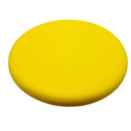(APOSITV) Flying Disc, Soft Disc, Rubber, Simple Color, Lightweight, Soft, Safe, Outdoor (Yellow)