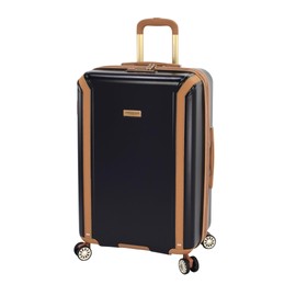 London Fog Regent Black 25" Expandable Spinner