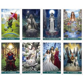 Tarot Cards, 78 Cards, Miniature Tarot Divination [Universal Celtic Tarot Mini] Japanese Instruction Manual Included