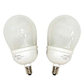 Westinghouse 37907-9FAN/CB/ADP/65/2PK Pear A Line Screw Base Compact Fluorescent Light Bulb