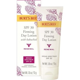 Burt's Bees 버츠비 바쿠치올 SPF 30 펌링 데이 페이스 로션 천연 레티놀 대체 선크림 98 성분 스킨 케어 1.8온스 튜브 리뉴얼 [al Eye Cream] Burt's Bees Bakuchiol SPF 30 Firming Day Face Lotion Natural Retinol Alternative Sunscreen 98 Ingredients Skin Care 1.8 oz Tube Renewal [al Eye Cream]