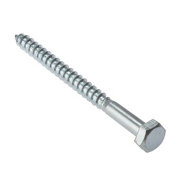 ForgeFix Coach Screws | M10 x 100mm | Zinc Plated | Bag 10