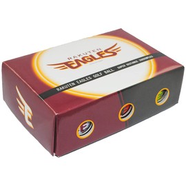 LEZAX REBA-3759 Tohoku Rakuten Golden Eagles Golf Balls, Pack of 6, Mixed (White+Yellow+Orange)