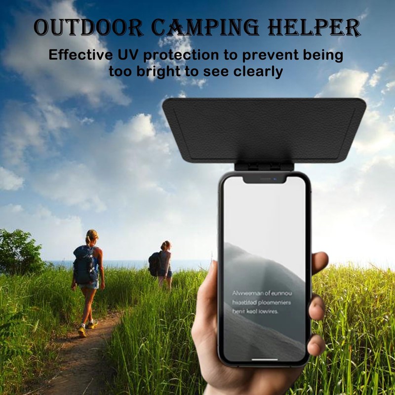 2PCS Minimalist Universal Phone Sunshade Phone Sun Shade Phone Umbrella