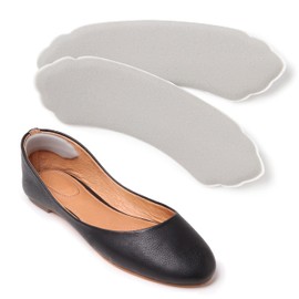 Foot Petals Women's 71066.FP.00029.NS Back of Heel Cushion, Silver, Medium UK