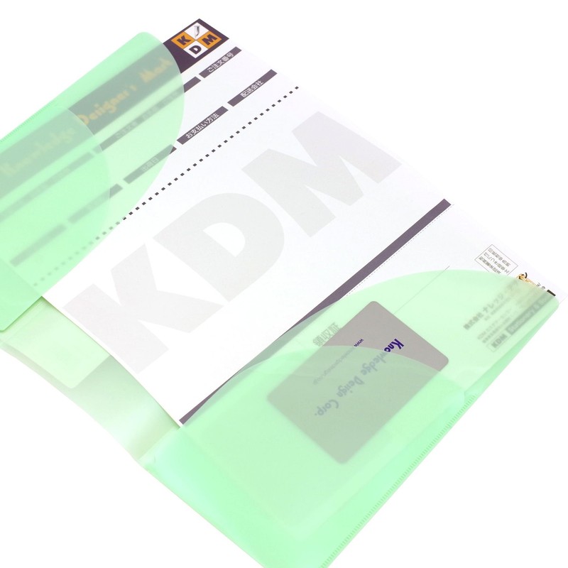 H.S. A4 Tri-Fold Wing Cut Holder [Smoke] 40048 Smoke