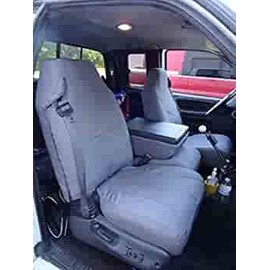 Durafit Seat Covers, Exact Fit for 1998-2002 Ram Quad Cab 1500-3500, 40/20/40 Split Seat, Molded Headrests, Made in Water-Resistant Black Twill