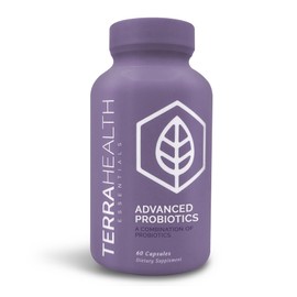 Terra Health Essentials Advanced Probiotics | 50 Billion CFU | Reduce Bloating & Gas, Immune Support | 30-Day Supply (60 Capsules)