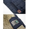 Vcansion Men's Outdoor Casual Stand Collar Thicken Qulited Fleece Jacket