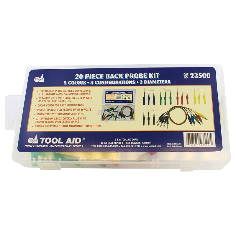 Tool Aid SG 23500 Back Probe Kit, Blue