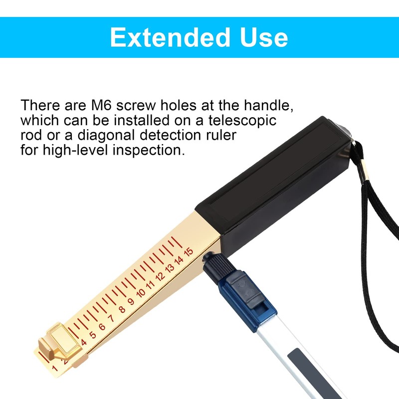 Door Gap Measuring Tool, 1-15mm Fire Door Gap Gauge Checker