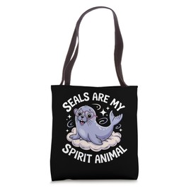 Cute Seal with Heart Glasses - My Spirit Animal Tote Bag