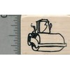Steamroller Rubber Stamp, Construction Equipment Series