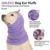 Dog Ear Muffs for Noise Protection – Calming Ear Wrap