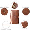 GOIACII Wallet for Women RFID Blocking Large Capacity Long Ladies