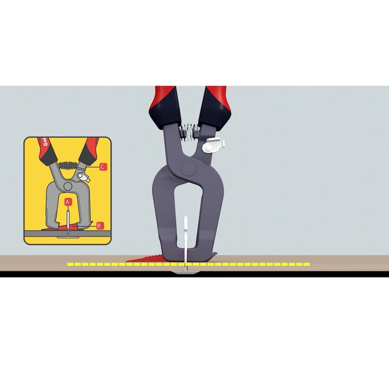 Goldblatt Pliers For Tile Leveling System