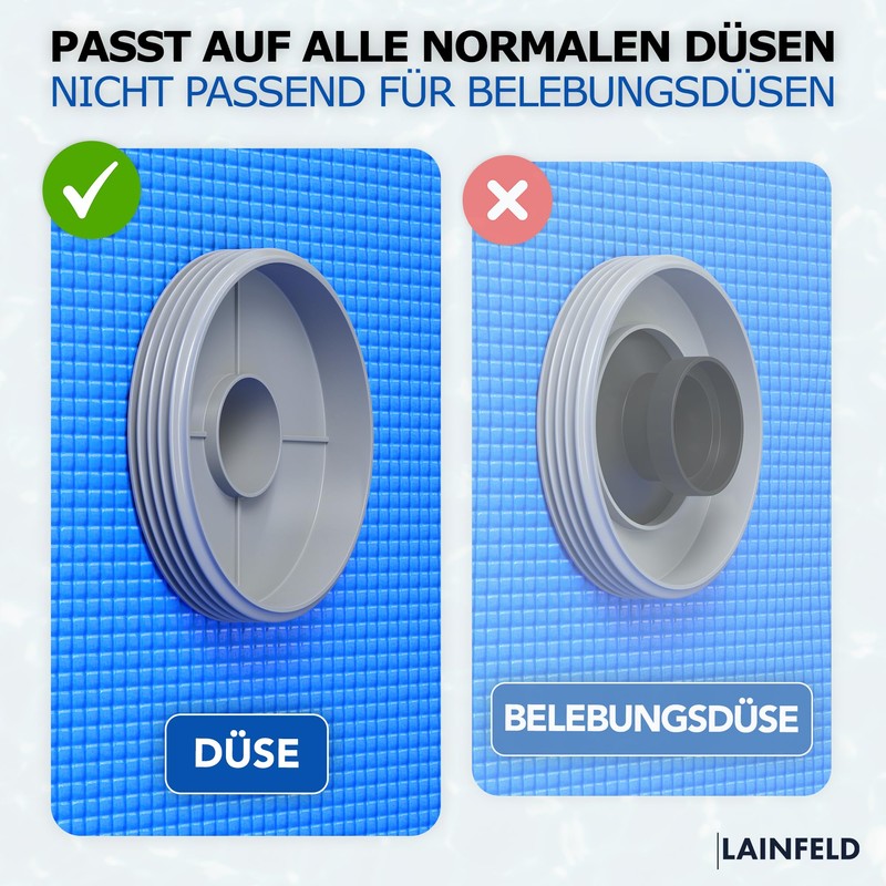 LAINFELD Winter closure set suitable for Intex and Bestway pool,