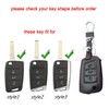 BIGJIYU Genuine Leather３Buttons Car Accessories For VW Key Cover With