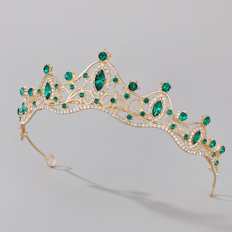 Rannyrena Crystal Wedding Tiaras and Crowns for Women Sparkling Rhinestone