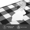 MAYHMYO Anti Fatigue Kitchen Rug Kitchen Floor Mat Cushioned Black