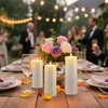 Raycare 2Pcs 4'' X 10'' Large Waterproof Outdoor Flameless Candle,