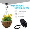 MaoXinTek Ceiling Hook for Hanging Plants, Wall Mount, Screw Mount
