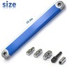 Extension wrench for tight spaces and offset extension wrench set