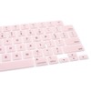 MMDW Light Pink Silicone Keyboard Cover,for MacBook Air 13."15.3" M4