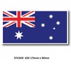 Australian Flag Car Bumper Sticker, 175mm x 90mm