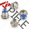 APIELE 19mm Momentary Push Button Switch High Round Cap Waterproof