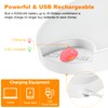 DEEPLITE Battery Ceiling Light Motion Sensor Rechargeable Wireless Shower Light