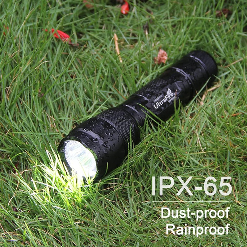 ULTRAFIRE 2 Pack Mini LED Flashlight 1000 Lumens 5 Modes