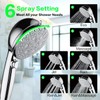 VewePata Handheld Shower Set with 6+1 Jet Types, High Pressure