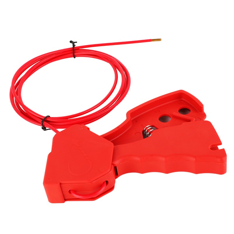 Adjustable Cable Lockout Industrial Valve Shutdown Tagout Stainless Steel Safety
