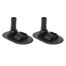 Dilwe Kayak Tent Base, 180° Rotatable Sun Protection, Mounting Base Made of PVC, Pack of 2, for Dinghy, Canoe, Camping, Watersports